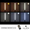 ΠΡΟΣΦΟΡΑ GloboStar® ALIEN-DIVA-BLACK-50-10 ALIEN Design DIVA Μοντέρνο Minimal Nordic Μεταλλικό Φωτιστικό Επιτραπέζιο - Πορτατίφ - Λαμπατέρ Μαύρο LED 10W 1500lm με Ασύρματο Χειριστήριο RF & Dimmer IP20 CCT Θερμό 2700 K έως Ψυχρό 6000K Μ3 x Π1.6 x Υ50cm