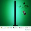 GloboStar® ALIEN-DIVA-BLACK-50-5 ALIEN Design DIVA Μοντέρνο Minimal Nordic Μεταλλικό Φωτιστικό Επιτραπέζιο - Πορτατίφ - Λαμπατέρ Μαύρο LED 8W 800lm με Ασύρματο Χειριστήριο RF & Dimmer IP20 Πράσινο Μ3 x Π1.6 x Υ50cm