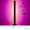 GloboStar® ALIEN-DIVA-BLACK-50-7 ALIEN Design DIVA Μοντέρνο Minimal Nordic Μεταλλικό Φωτιστικό Επιτραπέζιο - Πορτατίφ - Λαμπατέρ Μαύρο LED 8W 800 lm με Ασύρματο Χειριστήριο RF & Dimmer IP20 Ροζ Μ3 x Π1.6 x Υ50cm