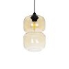 GLOBOSTAR® PIAGE 206-0037 Μοντέρνο Κρεμαστό Φωτιστικό Οροφής με Ντουί 1 x E27 AC 220-240V IP20 - Mελί - Μ17 x Π17 x Υ25cm