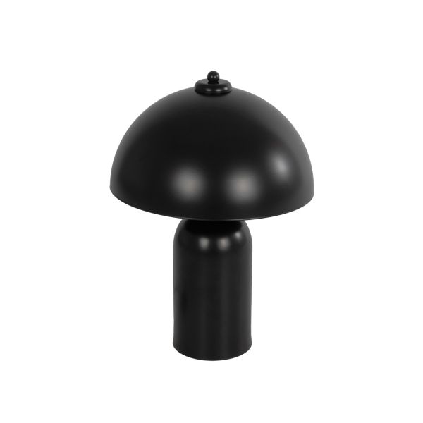 GLOBOSTAR® GASCO 204-0146 Μοντέρνο Επιτραπέζιο Φωτιστικό Πορτατίφ με Ντουί 1 x E27 AC 220-240V IP20 - Μαύρο - Μ26 x Π26 x Υ35cm