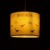 GLOBOSTAR® DINO 204-0014 Παιδικό Κρεμαστό Φωτιστικό Οροφής με Ντουί 1 x E27 AC 220-240V IP20 - Πολύχρωμο - Μ28 x Π28 x Υ24cm