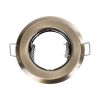 GLOBOSTAR® ORO 77813 Χωνευτή Βάση για Σποτ MR16 με Ντουί GU10/GU5.3 IP20 - Μπρούτζινο - Μ8.3 x Π8.3 x Υ3.1cm / Q6cm