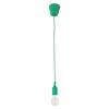GLOBOSTAR® CABLITO 61556 Μοντέρνο Κρεμαστό Φωτιστικό Οροφής με Ντουί 1 x E27 AC 220-240V IP20 - Πράσινο - Μ4 x Π4 x Υ110cm