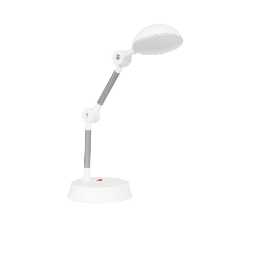 GLOBOSTAR® MICHEL 202-0062 Μοντέρνο Επιτραπέζιο Φωτιστικό Γραφείου LED 6W 540lm 120° AC 220-240V IP20 Ψυχρό Λευκό 6000K - Lumileds SMD Chip - Λευκό - Μ15 x Π15 x Υ51cm - 2 Χρόνια Εγγύηση