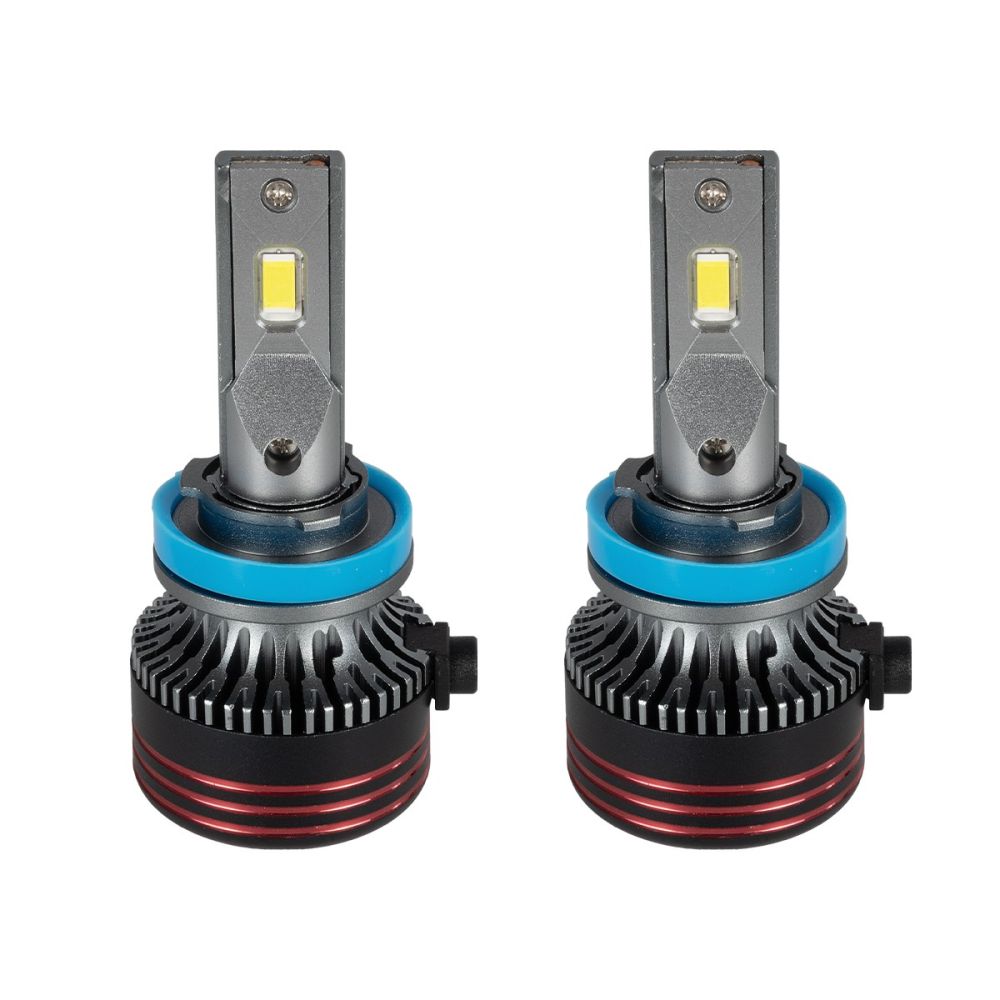 GloboStar® 82085 H9 HL Line KIT Βασικού Φωτισμού Αυτοκινήτου & Φορτηγού 3rd Generation Can-Bus Extreme Series LED CREE CXB COB 60W/120W 10000lm/20000lm DC 12V Αδιάβροχο IP67 Ψυχρό Λευκό 6000K