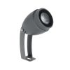 GLOBOSTAR® TREEGAL 90460 Φωτιστικό Σποτ για Φυτά - Δέντρα με Βάση Μπετού & Κορμού LED 3W 315lm 15° DC 24V Αδιάβροχο IP67 Ultra Θερμό Λευκό 2200K Dimmable - Bridgelux SMD Chip - Γκρι Ανθρακί - Μ5 x Π5 x Υ13cm - 3 Χρόνια Εγγύηση