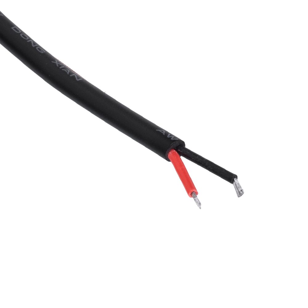 GLOBOSTAR® STRIPDC 70749 Ταχυσύνδεσμος DC Jack 5.5x2.1mm Αρσενικός IP20 - Μαύρο - Μ200 x Π2.1 x Υ2.1cm