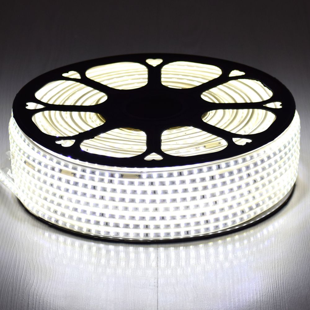 GLOBOSTAR® EPISLIM 70500 Ταινία LED 12W/m 1200lm/m 120° DC 220-240V Αδιάβροχη IP65 96 x SMD2835 Chip/m Ψυχρό Λευκό 6000K Dimmable - Epistar SMD Chip - Μ100 x Π1 x Υ0.5cm - 3 Χρόνια Εγγύηση