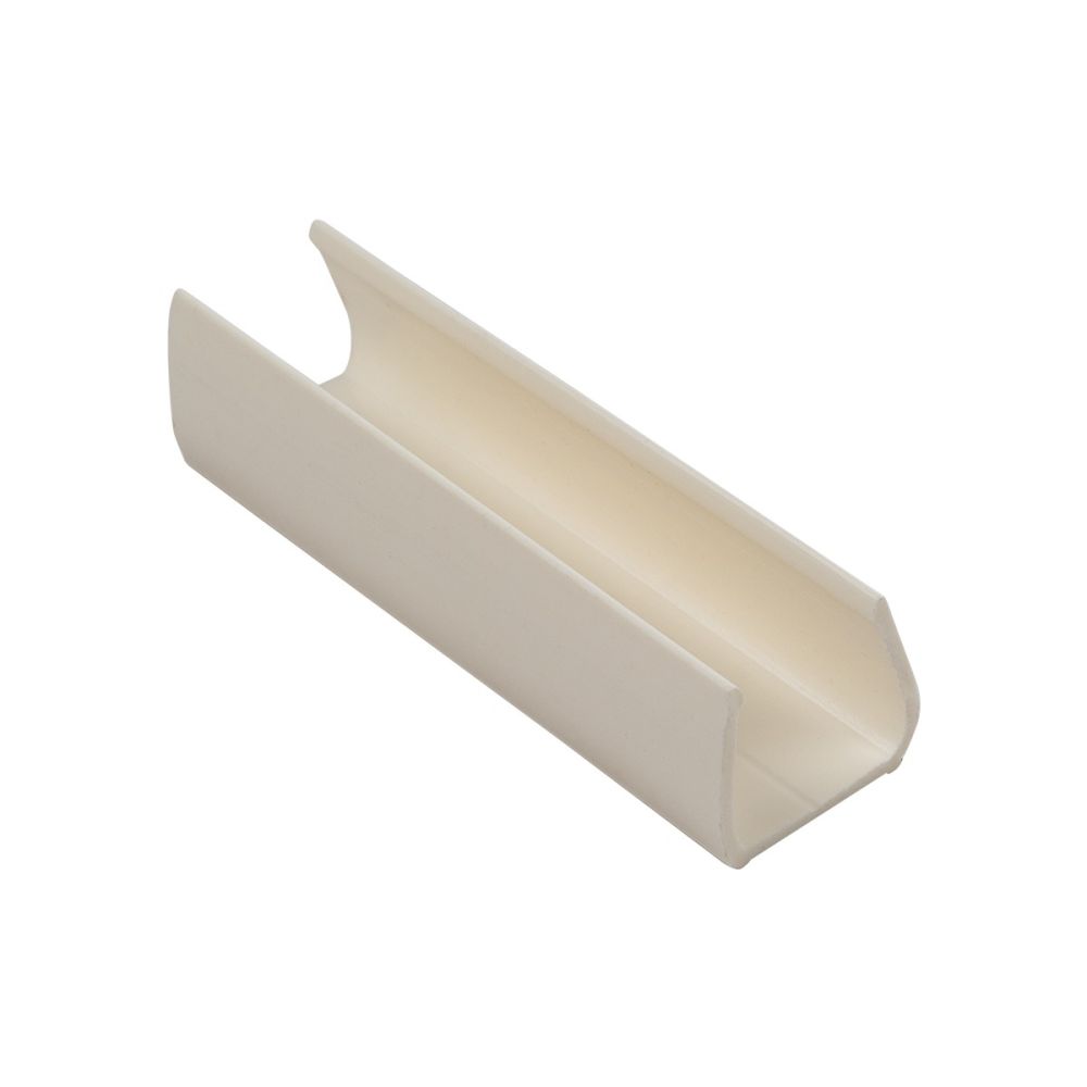 GloboStar® NEOVALE 70629 Πλαστική Βάση Στήριξης για Neon Flex 120° - Μπεζ -Μ4.8 x Π1.4 x Υ1.3cm