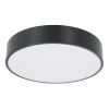 GLOBOSTAR® BURTON 61200-S Μοντέρνο Φωτιστικό Οροφής LED 67W 7370lm 120° AC 220-240V IP20 Ρυθμιζόμενο Λευκό CCT με Χειριστήριο από 2700K έως 6000K Dimmable - Lumileds SMD Chip - Μαύρο Ματ - Μ40 x Π40 x Υ8cm - 3 Χρόνια Εγγύηση