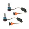 GloboStar® 82084 H8 HL Line KIT Βασικού Φωτισμού Αυτοκινήτου & Φορτηγού 3rd Generation Can-Bus Extreme Series LED CREE CXB COB 60W/120W 10000lm/20000lm DC 12V Αδιάβροχο IP67 Ψυχρό Λευκό 6000K