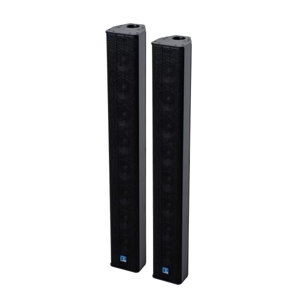 GloboStar® FDB K803 98024 PA Speaker - Παθητικό Ηχείο Column Κολωνάτο Επιτοίχιο & Επιδαπέδιο 8Ω - 200W RMS (800W Peak) - 8 x 3" Inches Mid & HF - IP20 - Μαύρο - Μ10 x Π11 x Υ75cm - Ζεύγος