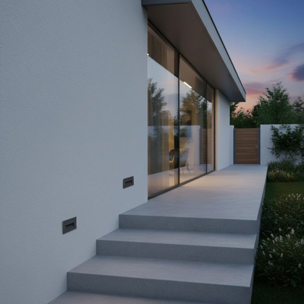 kelvo® STEPART KLV-101-0081 Μοντέρνο Χωνευτό Φωτιστικό Σκαλοπατιού - Διαδρόμου LED 3W 375lm 45° AC 220-240V Αδιάβροχο IP65 Θερμό Λευκό 2700K - Lumileds SMD Chip & TÜV SÜD Driver - Γκρι Ανθρακί Ματ - Μ10.5 x Π4.5 x Υ6cm / Q9.12 x 4.49cm - 5 Χρόνια Εγγύ