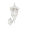 GLOBOSTAR® ENGLAND 202-0012 Vintage Φωτιστικό Τοίχου - Απλίκα με Ντουί 1 x E27 AC 220-240V IP44 - Λευκό - Μ25 x Π20 x Υ42cm