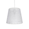 GLOBOSTAR® CONEY 203-0069 Μοντέρνο Κρεμαστό Φωτιστικό Οροφής με Ντουί 1 x E27 AC 220-240V IP20 - Λευκό - Μ26 x Π26 x Υ25cm