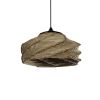 GLOBOSTAR® HUSLE 205-0049 Boho Κρεμαστό Φωτιστικό Οροφής με Ντουί 1 x E27 AC 220-240V IP20 - Μπεζ - M38 x Π38 x Υ23cm