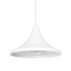 GLOBOSTAR® BELFRY 203-0079 Μοντέρνο Κρεμαστό Φωτιστικό Οροφής με Ντουί 1 x E27 AC 220-240V IP20 - Λεύκο - Μ29.5 x Π29.5 x Υ21cm
