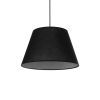 GLOBOSTAR® TRIANGLE 204-0088 Μοντέρνο Κρεμαστό Φωτιστικό Οροφής με Ντουί 1 x E27 AC 220-240V IP20 - Μαύρο - Μ35 x Π35 x Υ24cm