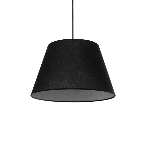 GLOBOSTAR® TRIANGLE 204-0088 Μοντέρνο Κρεμαστό Φωτιστικό Οροφής με Ντουί 1 x E27 AC 220-240V IP20 - Μαύρο - Μ35 x Π35 x Υ24cm