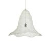 GLOBOSTAR® KENTUCKY 01892 Vintage Κρεμαστό Φωτιστικό Οροφής με Ντουί 1 x E27 AC 220-240V IP20 - Λευκό - Μ60 x Π60 x Υ52cm