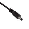 GLOBOSTAR® STRIPDC 70749 Ταχυσύνδεσμος DC Jack 5.5x2.1mm Αρσενικός IP20 - Μαύρο - Μ200 x Π2.1 x Υ2.1cm