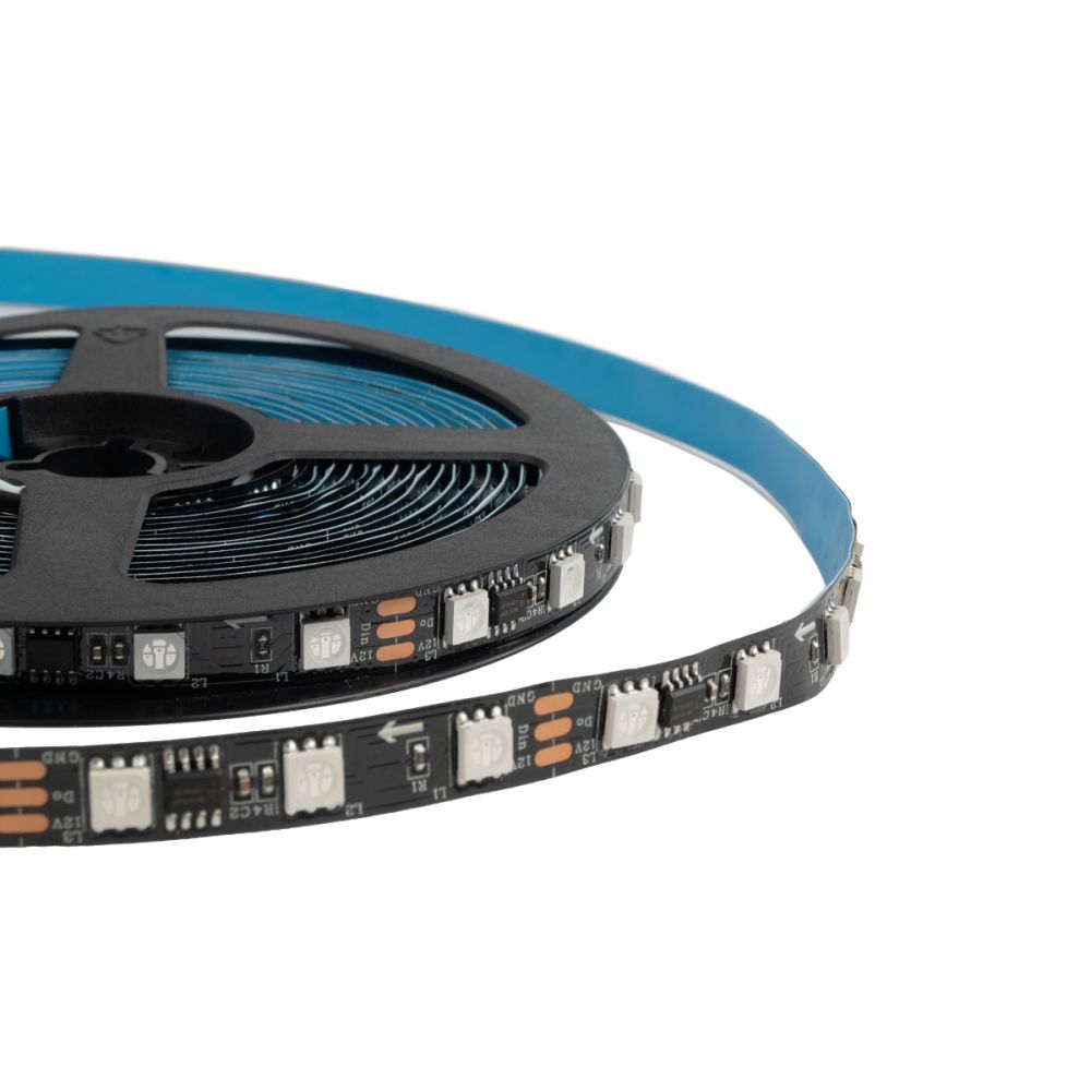 GLOBOSTAR® DIGIPRO 90589 Ψηφιακή Pixel Addressable Ταινία LED 14.4W/m 864lm/m 120° DC 12V IP20 60 x SMD5050 Chip/m 20 x Pixel/m Πολύχρωμο RGB Dimmable SPI/TTL Protocol IC WS2811/UCS16703 - Sanan SMD Chip - Μ500 x Π1 x Υ0.2cm - Ρολό 5 Μέτρων - 5 Χρόνια Εγγ