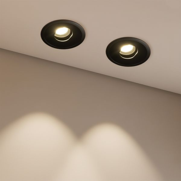 kelvo® ASYMMETRICAL KLV-101-0130 Χωνευτό Downlight Σποτ LED 7W 840lm 15°x30° AC 220-240V IP20 Θερμό Λευκό 2700K - Bridgelux COB Chip & TÜV SÜD Driver - Μαύρο Ματ - Μ8.3 x Π8.3 x Υ8.16cm / Q7.3cm - 5 Χρόνια Εγγύηση