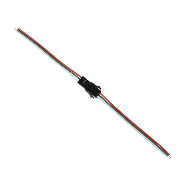 GloboStar® NEOVALE 70628 Σύνδεσμος Τροφοδοσίας για όλες τις RGB - Μ10 x Π0.9 x Υ1cm - Σετ 2 τμχ