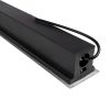GLOBOSTAR® UNDERGROUND-REMVI 90194-Y Χωνευτή Μπάρα Φωτισμού Wall Washer LED 18W 1890lm 10° DC 24V Αδιάβροχο IP68 Ultra Θερμό Λευκό 2200K Dimmable - Bridgelux SMD Chip - Ανοξείδωτο Ατσάλι SS316 - Μ100 x Π9 x Υ7.2cm / Q98.2 x 7.6cm - 3 Χρόνια Εγγύηση