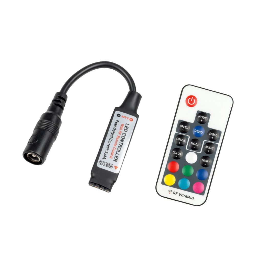 GloboStar® 73420 Ασύρματος LED Controller RGB με Χειριστήριο RF 2.4Ghz DC 5-24V Max 288W