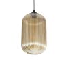 GLOBOSTAR® MELONI 206-0020 Μοντέρνο Κρεμαστό Φωτιστικό Οροφής με Ντουί 1 x E27 AC 220-240V IP20 - Mελί - Μ20 x Π20 x Υ38cm