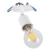 GLOBOSTAR® SARA 00848 Χωνευτό Φωτιστικό Οροφής με Ντουί 1 x E27 AC 220-240V IP20 - Λευκό - Μ8 x Π8 x Υ11cm / Q5.5cm