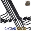 GLOBOSTAR® STAIRS 01024 Μοντέρνο Φωτιστικό Οροφής με Ντουί 26 x E27 AC 220-240V IP20 - Μαύρο - Μ80 x Π80 x Υ95cm