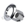 GLOBOSTAR® ACIDA 77847 Χωνευτή Βάση για Σποτ R63 με Ντουί E27 IP20 - Νίκελ Χρώμιο - Μ11 x Π11 x Υ11cm / Q9cm