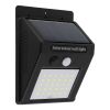 GLOBOSTAR® VELION 71500 Προβολέας με Ανιχνευτή PIR / Αισθητήρα Κίνησης LED 6W 300lm 120° DC 5V με Φωτοβολταϊκό Panel 5V 0.3W & Επαναφορτιζόμενη Μπαταρία Li-ion 3.2V 1200mAh Αδιάβροχο IP65 Ψυχρό Λευκό 6000K - Sanan SMD Chip - Μαύρο - Μ9.6 x Π4.8 x Υ12.
