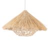 GLOBOSTAR® CHEOPE 01599 Boho Κρεμαστό Φωτιστικό Οροφής με Ντουί 1 x E27 AC 220-240V IP20 - Μπεζ - Μ45 x Π45 x Υ35cm
