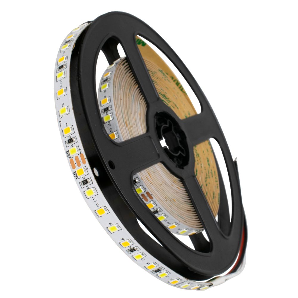 GLOBOSTAR® LUXIA 70260 Ταινία LED 12W/m 1200lm/m 120° DC 24V IP20 120 x SMD2835 Chip/m Ρυθμιζόμενο Λευκό CCT από 2700K έως 6000K Dimmable - Sanan SMD Chip - Μ500 x Π0.8 x Υ0.2cm - Ρολό 5 Μέτρων - 5 Χρόνια Εγγύηση