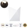 GLOBOSTAR® STEALTH 60521 Μοντέρνο Φωτιστικό Τοίχου - Απλίκα LED 10W 1100lm 60° AC 220-240V Αδιάβροχο IP65 Φυσικό Λευκό 4500K - Bridgelux COB Chip & TÜV SÜD Driver - Λευκό Ματ - Μ17 x Π7.5 x Υ17cm - 5 Χρόνια Εγγύηση