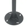 GLOBOSTAR® HELIOS-280 GLB-000-0003 Μεταλλικός Γαλβανισμένος Στύλος Φωτισμού για Φωτοβολταϊκό Προβολέα Εξωτερικού Χώρου - RAL 7016 Γκρι Ανθρακί - Μ35 × Π25 × Υ280cm