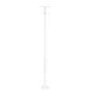 GLOBOSTAR® HELIOS-280 GLB-000-0004 Μεταλλικός Γαλβανισμένος Στύλος Φωτισμού για Φωτοβολταϊκό Προβολέα Εξωτερικού Χώρου - RAL 9016 Λευκό Ματ - Μ35 × Π25 × Υ280cm