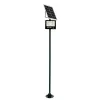 GLOBOSTAR® HELIOS-280 GLB-000-0006 Μεταλλικός Γαλβανισμένος Στύλος Φωτισμού για Φωτοβολταϊκό Προβολέα Εξωτερικού Χώρου - RAL 6009 Κυπαρίσσι Ματ - Μ35 × Π25 × Υ280cm