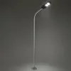 GLOBOSTAR® URBANO-280 GLB-000-0007 Μεταλλικός Γαλβανισμένος Στύλος Φωτισμού για Φωτοβολταϊκό Φωτιστικό Δρόμου Εξωτερικού Χώρου - Ασημί Γαλβανιζέ - Μ84 x Π25 x Υ280cm