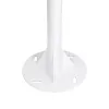 GLOBOSTAR® URBANO-280 GLB-000-0010 Μεταλλικός Γαλβανισμένος Στύλος Φωτισμού για Φωτοβολταϊκό Φωτιστικό Δρόμου Εξωτερικού Χώρου - RAL 9016 Λευκό Ματ - Μ84 x Π25 x Υ280cm