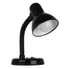 GLOBOSTAR® STUDENT GLB-102-0007 Μοντέρνο Επιτραπέζιο Φωτιστικό Πορτατίφ με Ντουί 1 x E27 AC 220-240V IP20 - Μαύρο - Μ14 x Π14 x Υ32cm