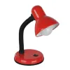 GLOBOSTAR® STUDENT GLB-102-0012 Μοντέρνο Επιτραπέζιο Φωτιστικό Πορτατίφ με Ντουί 1 x E27 AC 220-240V IP20 - Κόκκινο & Μαύρο - Μ14 x Π14 x Υ32cm