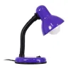 GLOBOSTAR® STUDENT GLB-102-0014 Μοντέρνο Επιτραπέζιο Φωτιστικό Πορτατίφ με Ντουί 1 x E27 AC 220-240V IP20 - Μωβ & Μαύρο - Μ14 x Π14 x Υ32cm