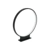 GLOBOSTAR® LUNEA GLB-103-0009 Φωτιστικό Κολωνάκι Κήπου LED 15W 1350lm 120° AC 220-240V Αδιάβροχο IP65 Θερμό Λευκό 2700K - Sanan SMD Chip - Μαύρο Ματ - Μ45 x Π7 x Υ50cm - 3 Χρόνια Εγγύηση