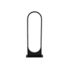 GLOBOSTAR® LUNEA GLB-103-0010 Φωτιστικό Κολωνάκι Κήπου LED 15W 1350lm 120° AC 220-240V Αδιάβροχο IP65 Θερμό Λευκό 2700K - Sanan SMD Chip - Μαύρο Ματ - Μ22 x Π7 x Υ60cm - 3 Χρόνια Εγγύηση