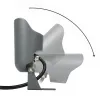 GLOBOSTAR® TREKO GLB-103-0026 Φωτιστικό Σποτ για Φυτά - Δέντρα με Βάση Κήπου / Καρφωτό LED 3W 270lm 5° DC 24V Αδιάβροχο IP65 Θερμό Λευκό 2700K - Sanan SMD Chip - Γκρι Ανθρακί Ματ - Μ5 x Π5 x Υ12cm - 3 Χρόνια Εγγύηση
